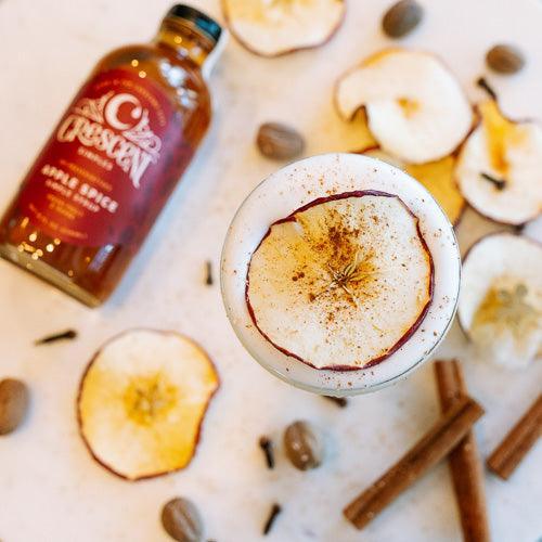 Apple Spice Simple Syrup (8oz) by Crescent Simples