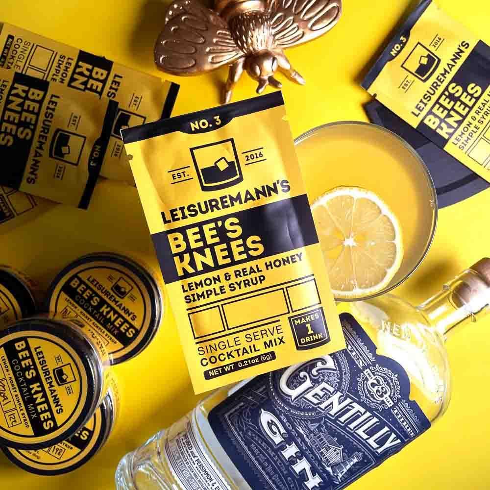 Bee's Knees Single-Serve Cocktail Mix (1 packet) by Leisuremann's Cocktail Mixes