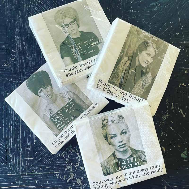 Big House Cocktail Napkins - Sharon by 3 Sisters Design
