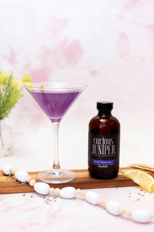 Blue Lavender {Not So} Simple Syrup (8oz) by Curious Juniper