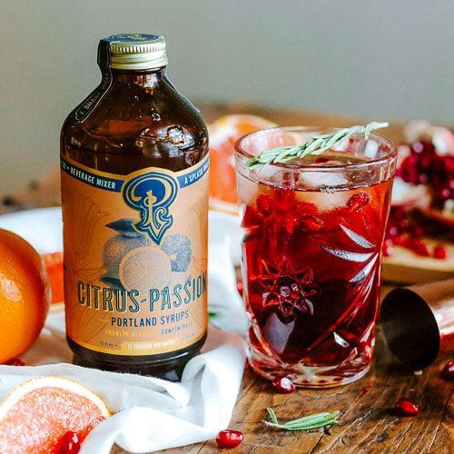 Citrus Passion Fruit Cocktail & Soda Syrup (12oz) by Portland Syrups