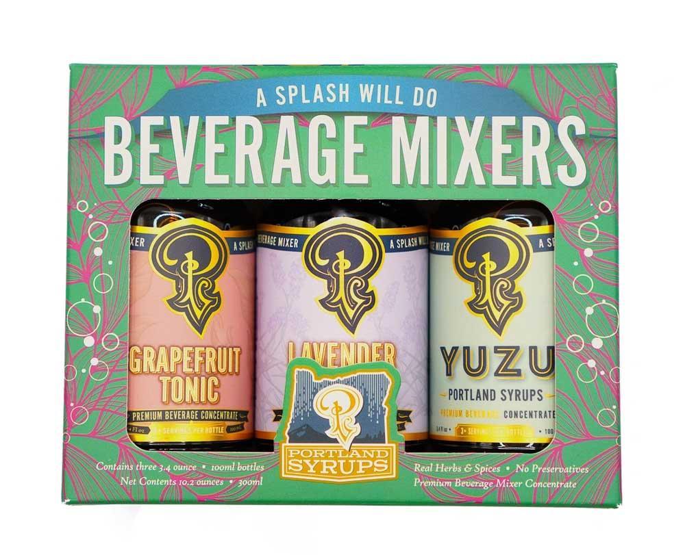 Cocktail & Soda Mixer Springtime Sampler (3.4oz) by Portland Syrups