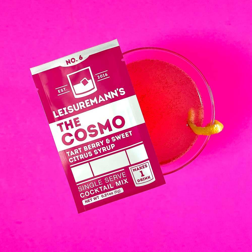 Cosmopolitan Single-Serve Cocktail Mix (1 packet) by Leisuremann's Cocktail Mixes