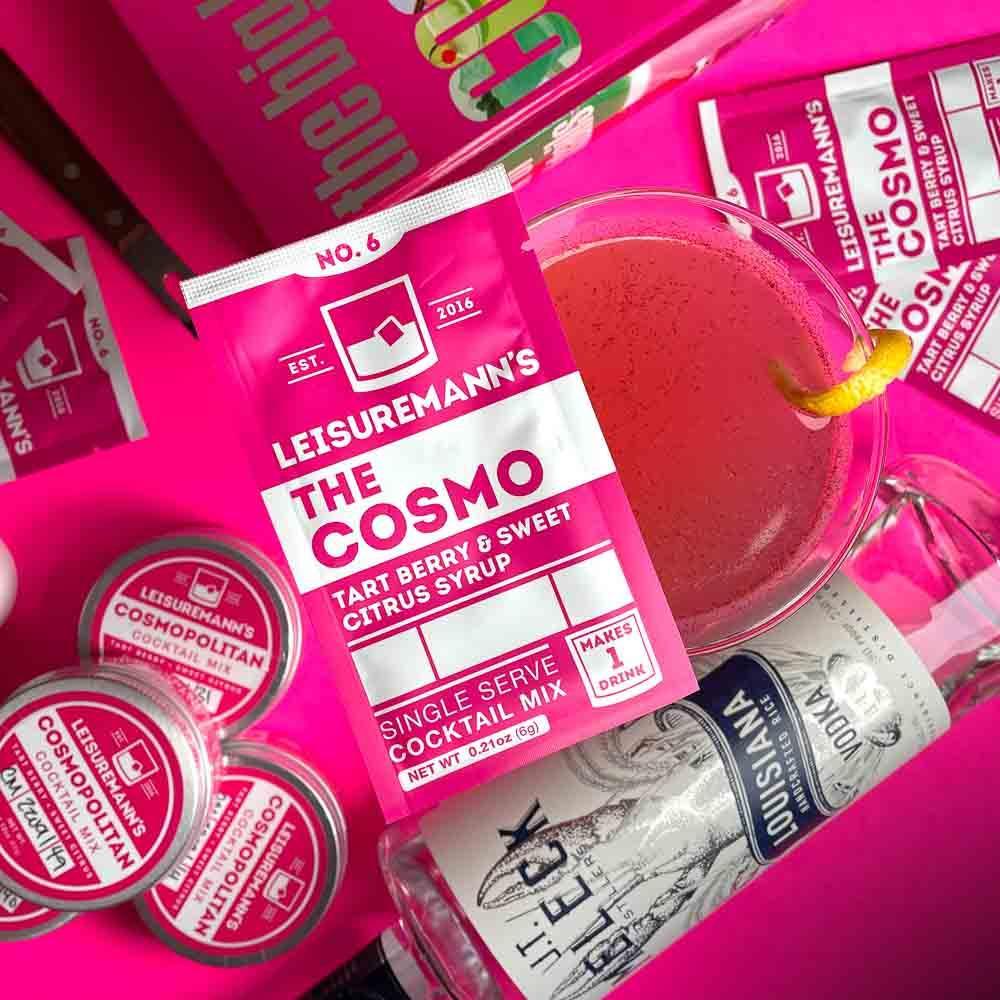 Cosmopolitan Single-Serve Cocktail Mix (1 packet) by Leisuremann's Cocktail Mixes