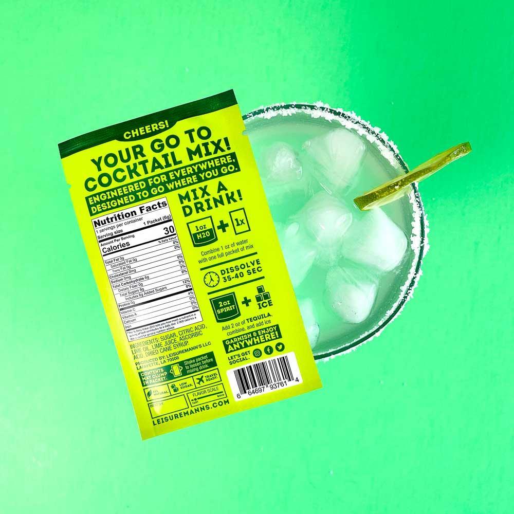 Margarita Single-Serve Cocktail Mix (1 packet) by Leisuremann's Cocktail Mixes