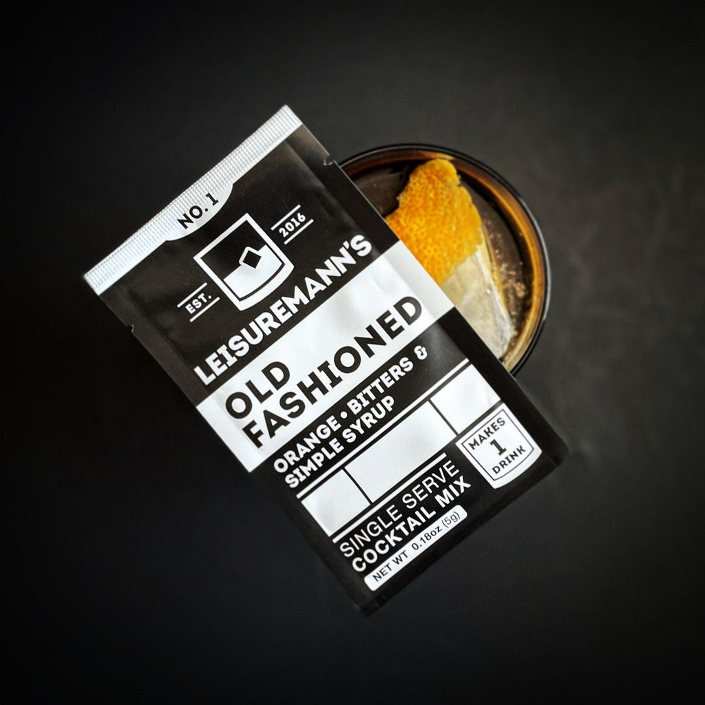 Old Fashioned Single-Serve Cocktail Mix (1 packet) by Leisuremann's Cocktail Mixes