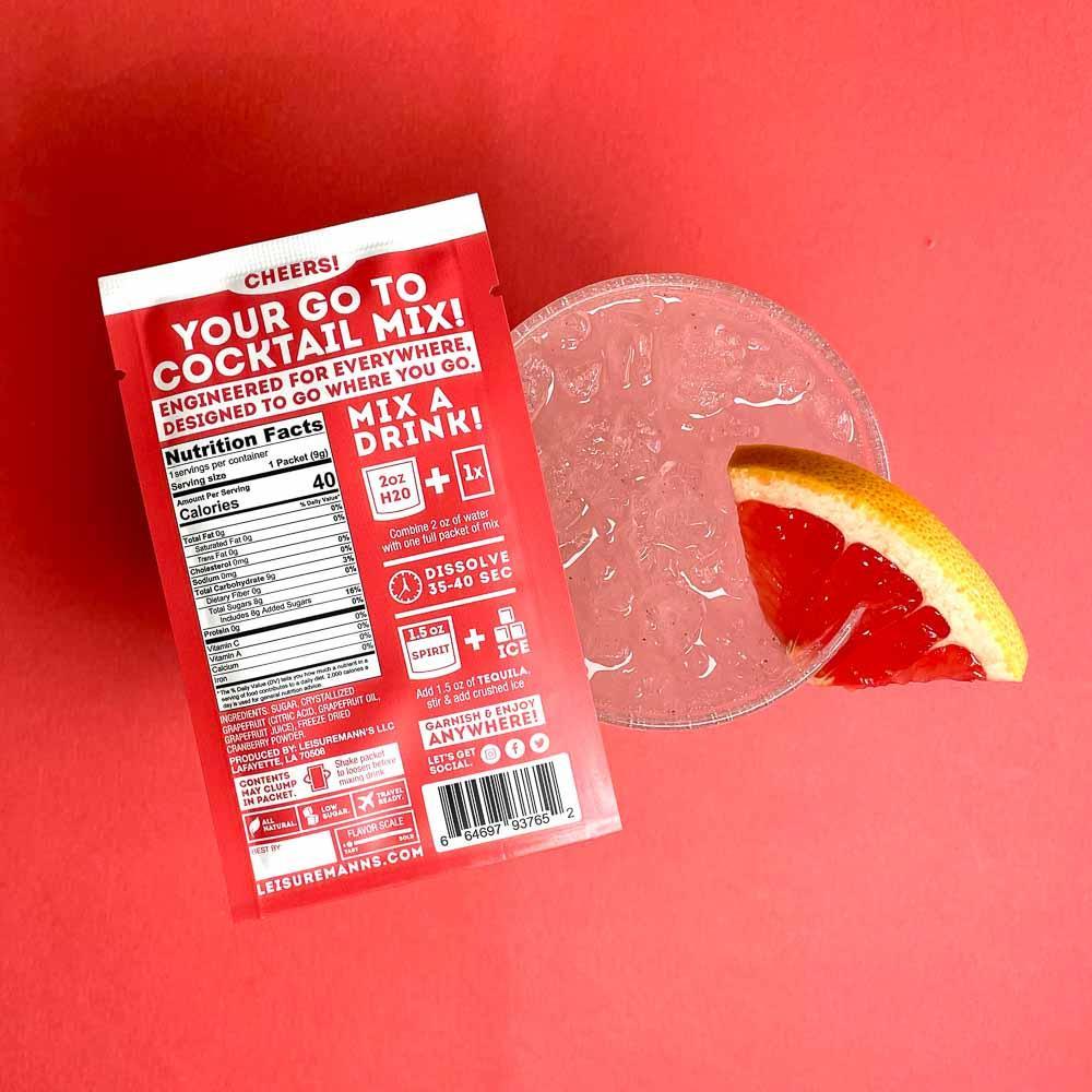 Paloma Single-Serve Cocktail Mix (1 packet) by Leisuremann's Cocktail Mixes