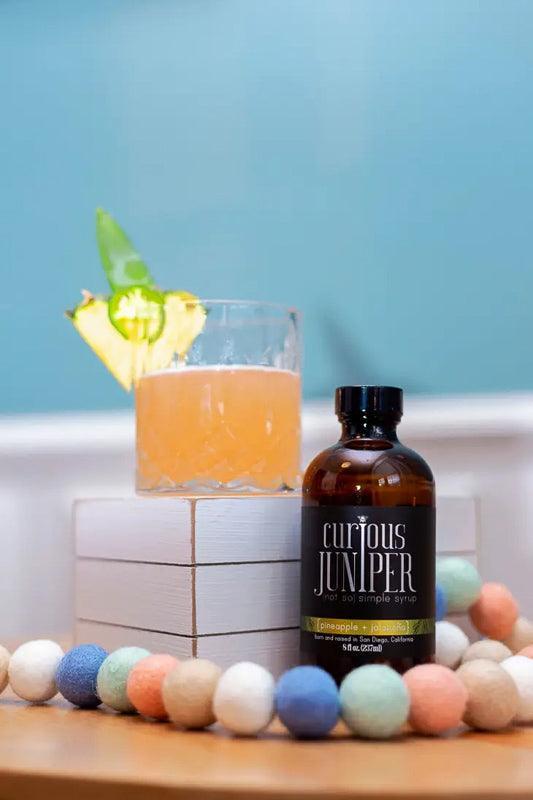 Pineapple Jalapeno {Not So} Simple Syrup (8oz) by Curious Juniper