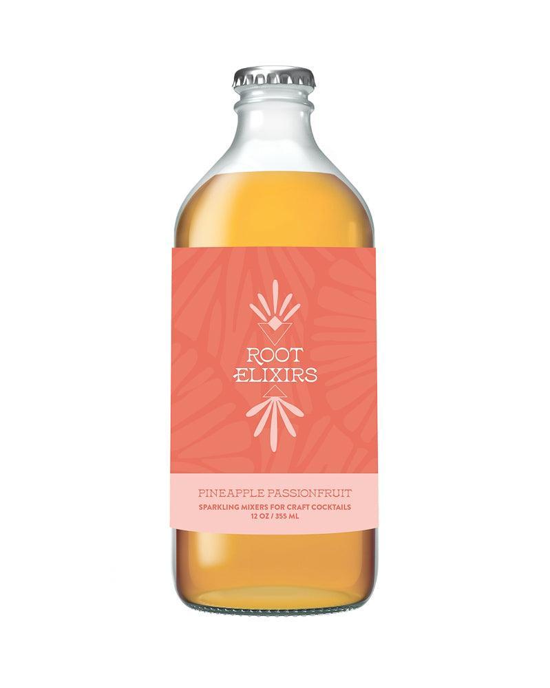 Pineapple Passionfruit Sparkling Mixer by Root Elixirs