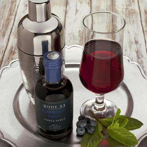 Blueberry Mint Simple Syrup (200ml) by ROOT 23 Syrups