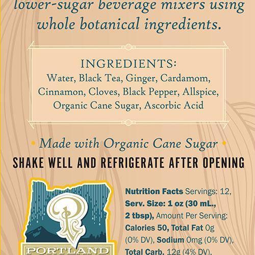 Bright Chai Cocktail & Soda Syrup (12oz) by Portland Syrups