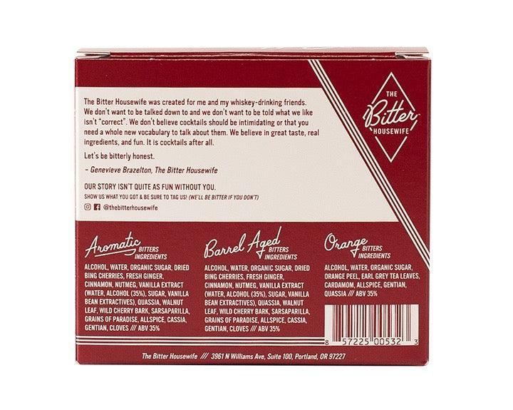 Cocktail Bitters Sampler Pack #1 - Dark Spirits (1oz) by The Bitter Housewife
