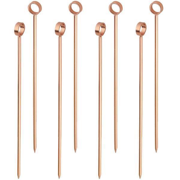 Copper Professional Cocktail Picks (Set of 8) by Prince of Scots