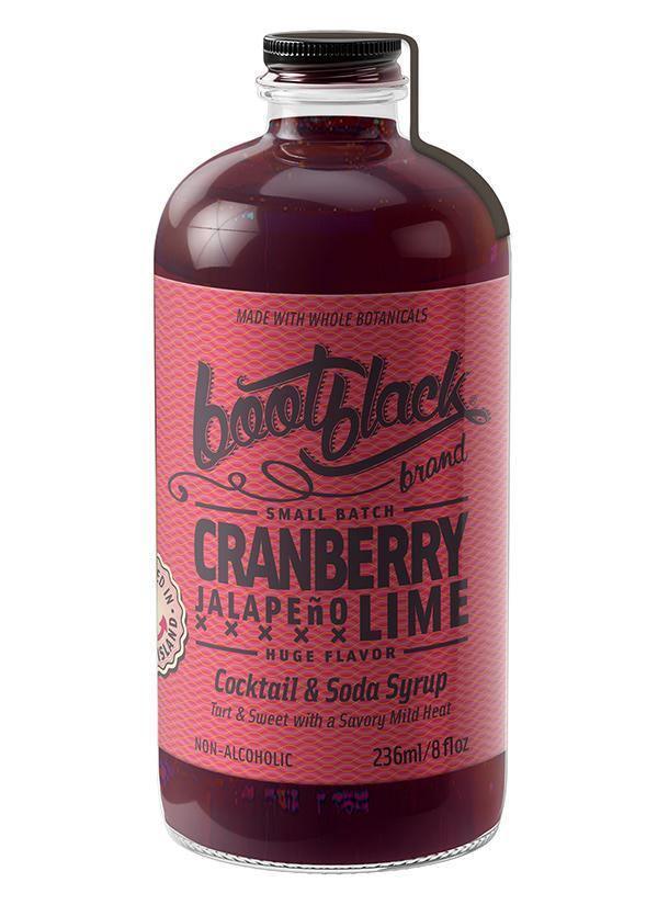 Cranberry Jalapeno Lime Cocktail & Soda Syrup (8oz) by Bootblack Brand