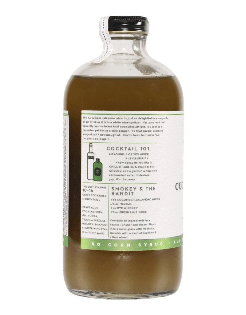 Cucumber Jalapeño Cocktail Mixer (16oz) by Yes Cocktail Co.