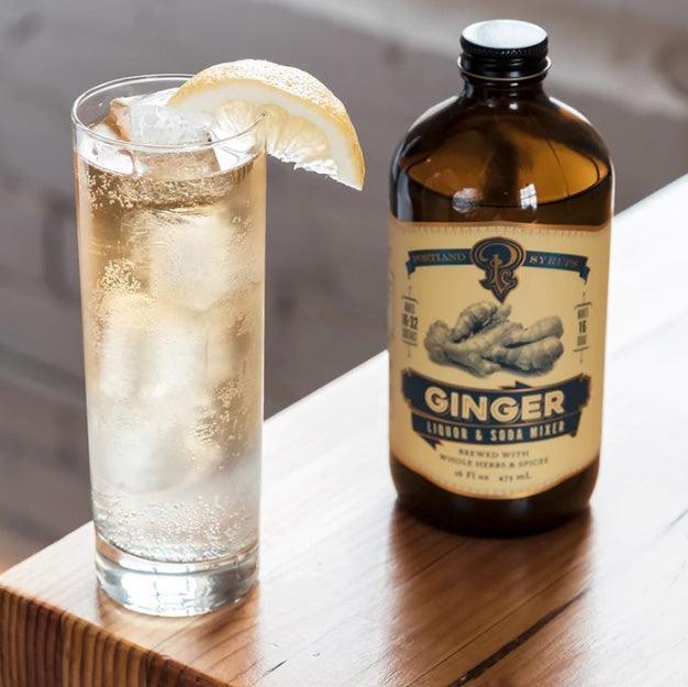 Ginger Cocktail & Soda Syrup (3.4oz) by Portland Syrups