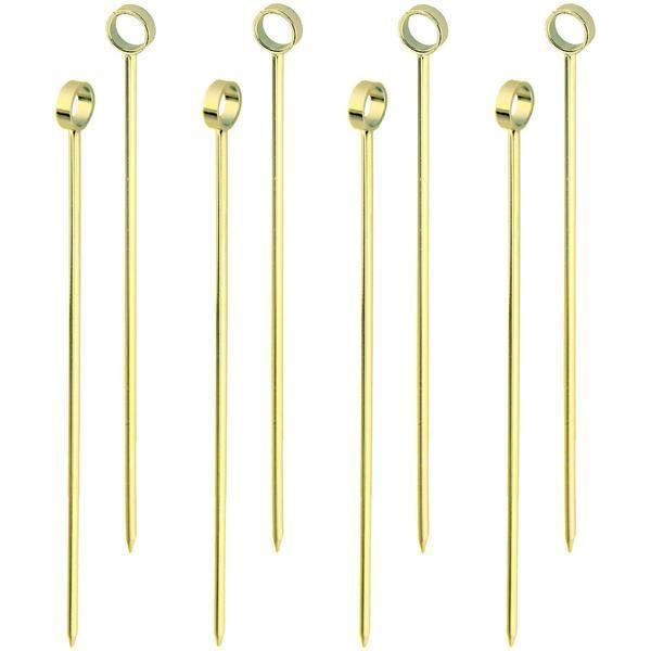 Gold Professional Cocktail Picks (Set of 8) by Prince of Scots