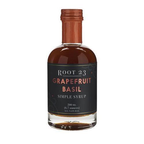 Grapefruit Basil Simple Syrup (200ml) by ROOT 23 Syrups