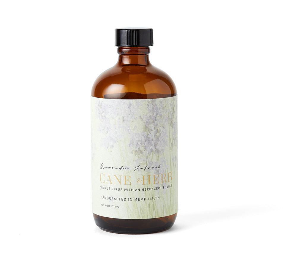 Lavender Infused Simple Syrup (8oz) by Cane & Herb