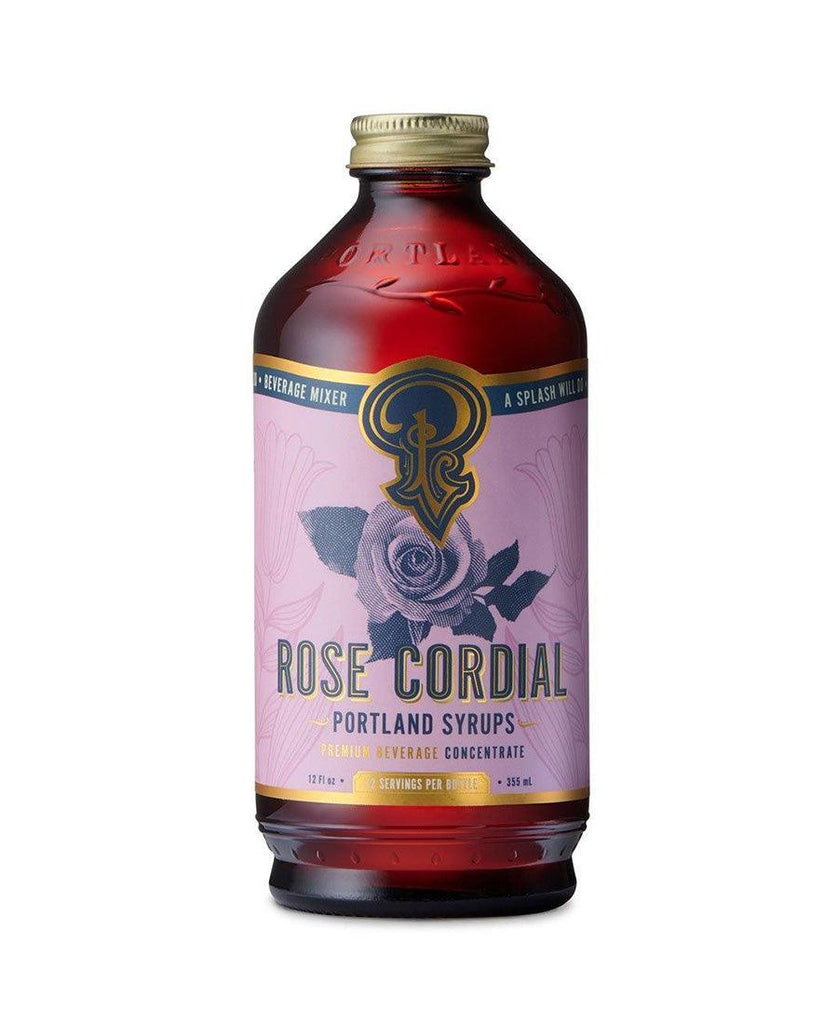 Rose Cordial Cocktail & Soda Syrup (12oz) by Portland Syrups