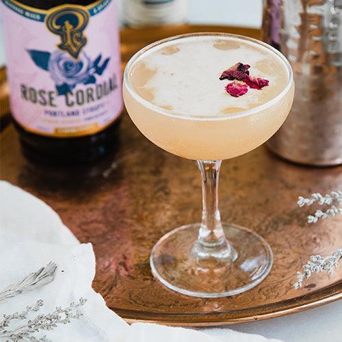 Rose Cordial Cocktail & Soda Syrup (12oz) by Portland Syrups