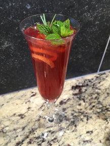 Rosemary Mint Simple Syrup (12.5oz) by Boozy Botanicals