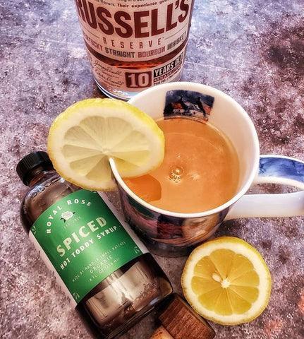 Spiced Hot Toddy Organic Simple Syrup by Royal Rose Syrups