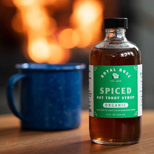 Spiced Hot Toddy Organic Simple Syrup by Royal Rose Syrups