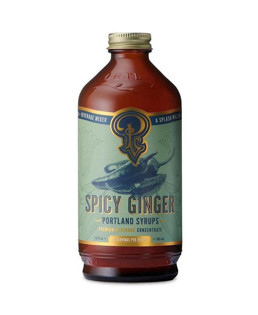 Spicy Ginger Cocktail & Soda Syrup (12oz) by Portland Syrups