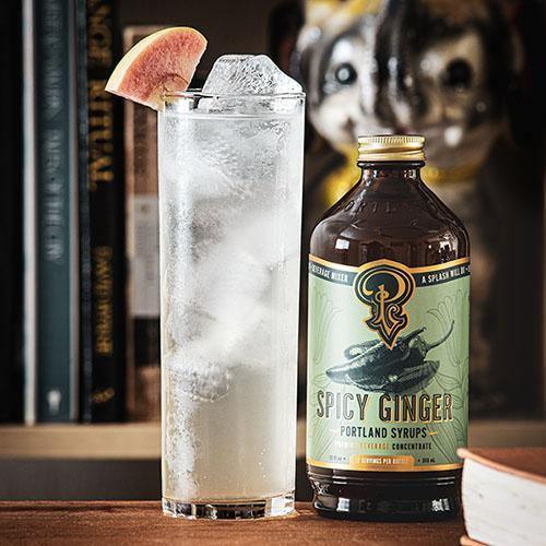Spicy Ginger Cocktail & Soda Syrup (12oz) by Portland Syrups